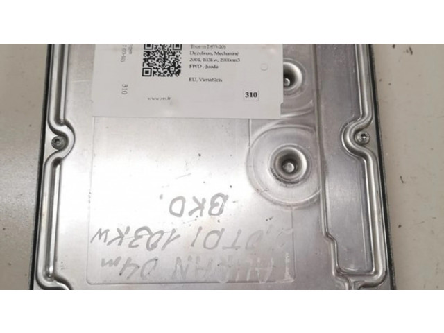 Блок управления двигателя 0281011906, 03G906016BQ Volkswagen Touran I