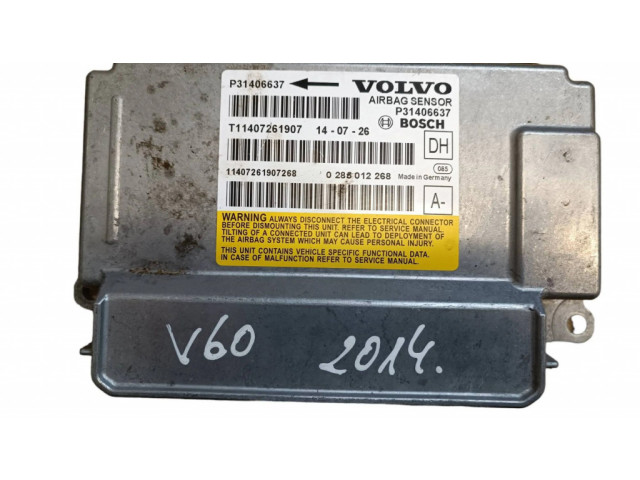 Блок подушек безопасности P31406637, T11407261907   Volvo V60