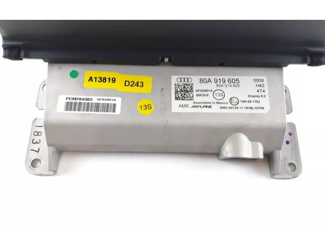Дисплей 80A919605 Audi Q5 SQ5
