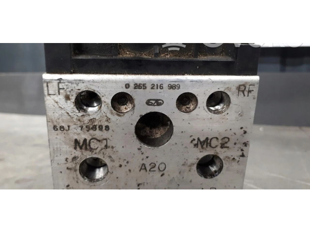 Блок АБС 0265216989   Chevrolet  Spark M100, M150  1998 - 2005 года