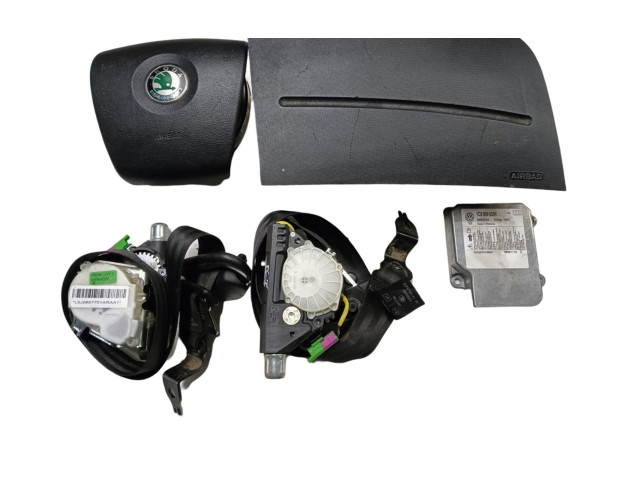 Блок подушек безопасности 1c0909605k Skoda Fabia Mk2 (5J)