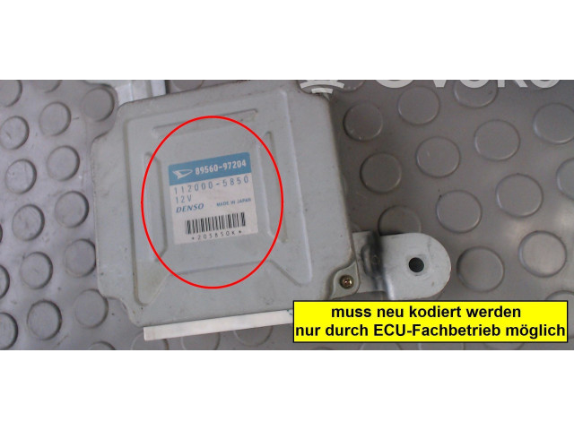 Блок управления двигателя 1120005850 Daihatsu Sirion