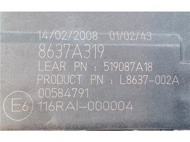 Блок предохранителей 8637A319, 519087A18 Mitsubishi Outlander