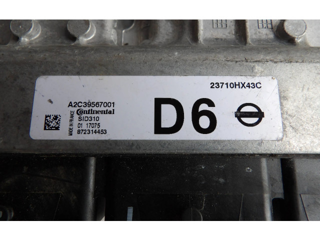 Řídící jednotka 23710HX43C, 872314453 Nissan Qashqai 2016