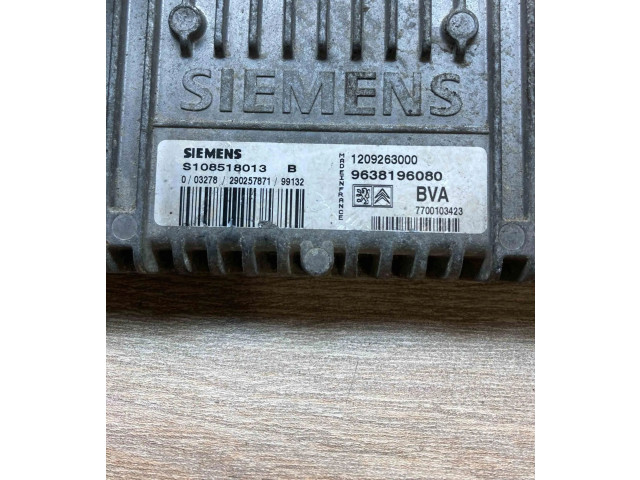 Блок управления коробкой передач 9638196080, S108518013B Citroen Xsara