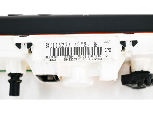 Блок управления климат-контролем 64111502214, 69432203   Mini One  Cooper R50  53