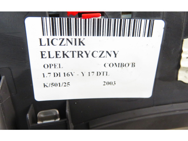 Спидометр (приборный щиток) 110008988003, 09166808FB   Opel Combo C    