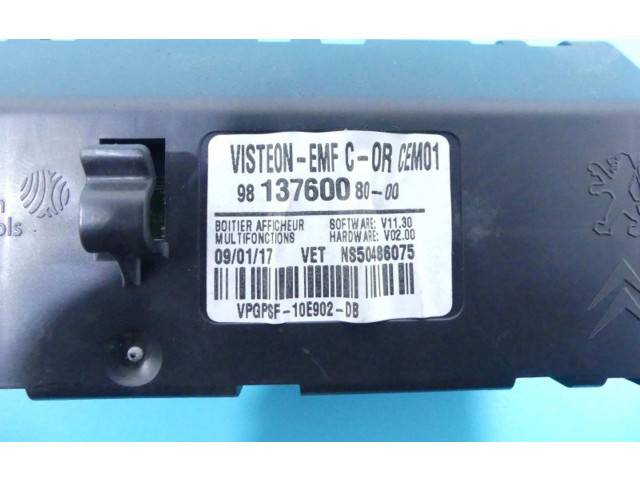 Дисплей    9813760080-00, IMPRK1130846   Peugeot 301