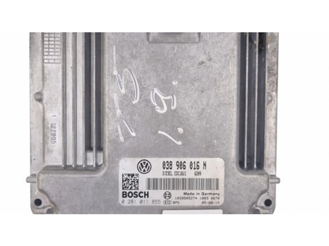 Řídící jednotka 038906016N, 0281011855 Volkswagen Transporter - Caravelle T5 2006
