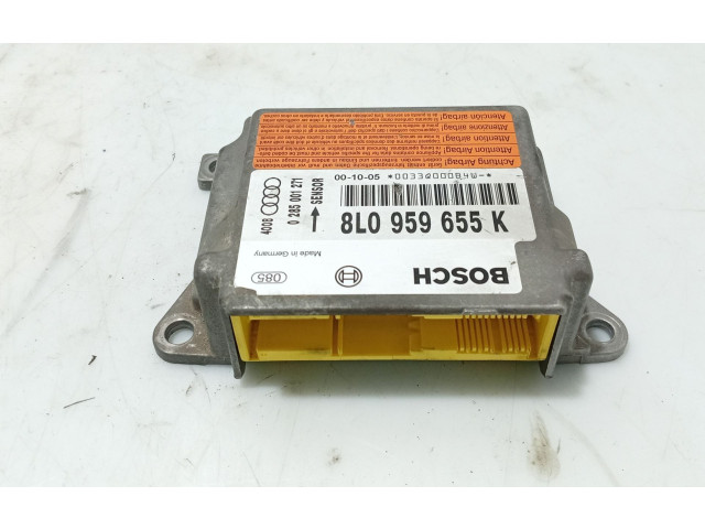 Блок подушек безопасности 8J0959655K, 0285001271 Audi A3 S3 8L