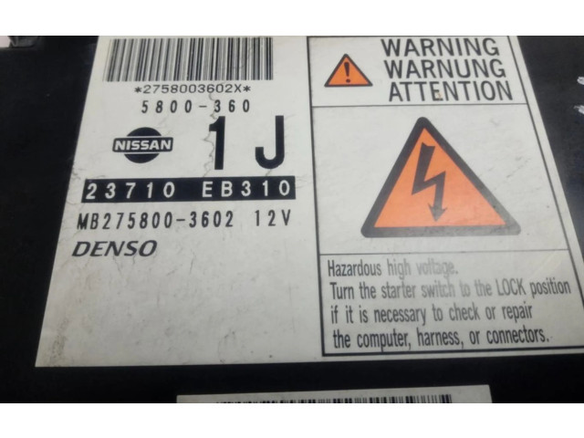 Řídící jednotka 23710EB310, 23710EB310 Nissan Navara