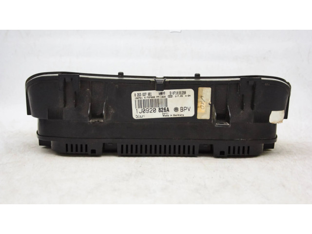 Панель приборов 1j0920826a, 0263637061   Volkswagen Bora       