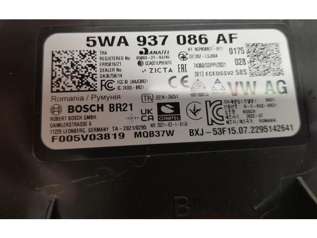 Блок управления 5WA937086AF, 5WA937086AF   Cupra Leon