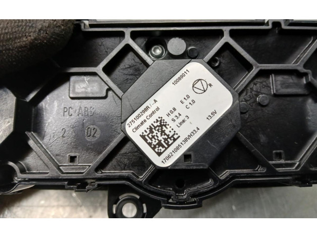 Блок управления климат-контролем 275100298R, 10089011 Dacia Sandero