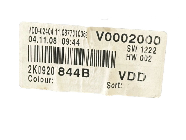 Панель приборов 2K0920844B, V0002000 Volkswagen Caddy