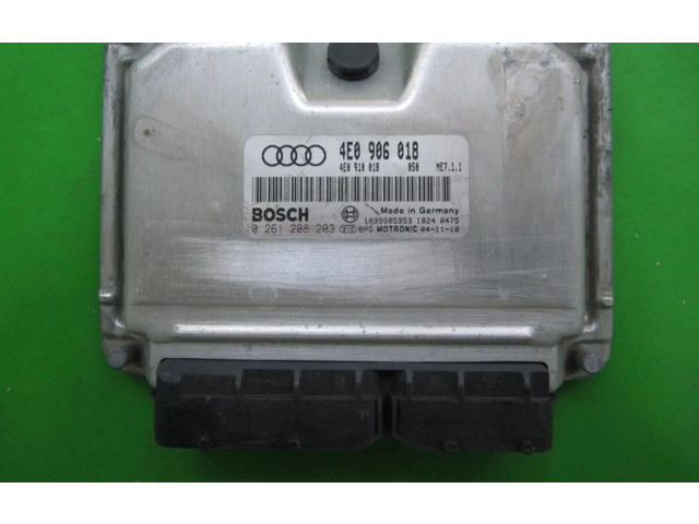 Řídící jednotka 4E0906018, 0261208203 Audi A8 S8 D3 4E 2004