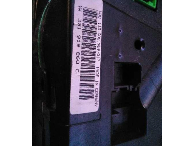 Přístrojová deska  Volkswagen Passat Alltrack 1999 3B1919860C, 0090059  