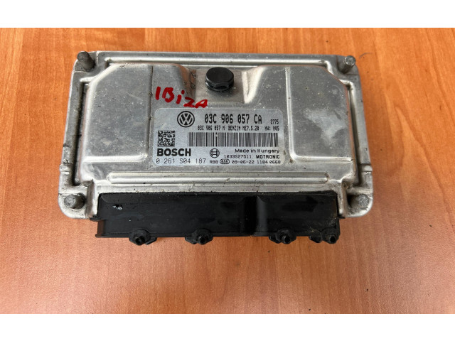 Řídící jednotka 03C906057CA, 0261S04187 Seat Ibiza IV (6J,6P) 2010