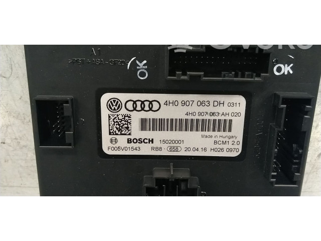 Модуль управления BSM 4H0907063DH, 4H0907063DA Audi A6 S6 C7 4G