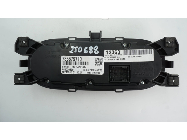 Блок управления климат-контролем 735579710   Fiat 500L