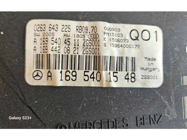 Přístrojová deska Mercedes-Benz B W245 2006 A1695401548, 0263643225