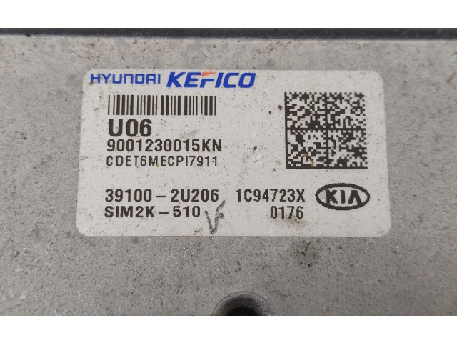 Блок управления двигателя 391012U206, 391002U206 KIA Ceed