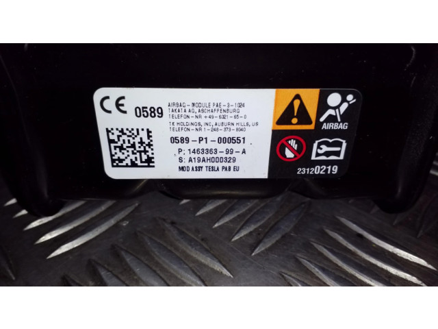 Подушка безопасности пассажира 2545826AA, 146336399A Tesla Model S