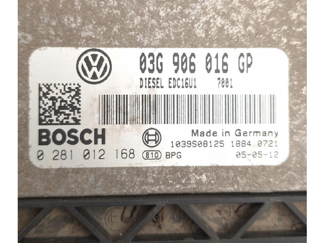 Řídící jednotka 03G906016GP, 0281012168 Volkswagen Caddy 2005