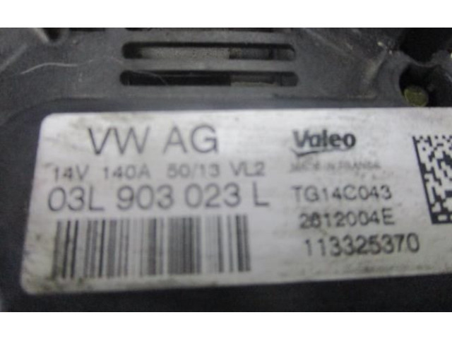 Генератор 03L903023L, 2612004E Volkswagen Golf VII