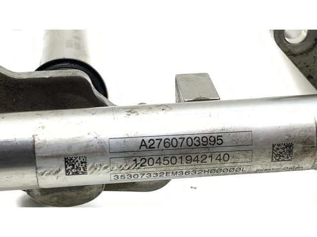 Vstřikovací lišta A2780700687, A2760703995 Mercedes-Benz E A207 pro benzínový motor 3.5 M 276.957