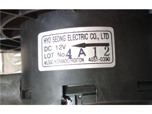 Вентилятор печки    40510390, 40510390   SsangYong Korando