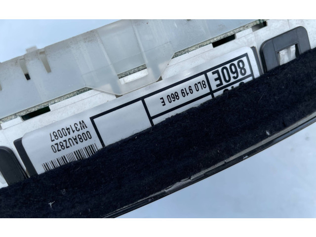 Панель приборов 8L0919860E Audi A3 S3 8L