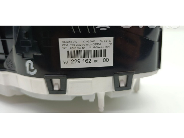 Панель приборов 9822916280, E137-HWE4   Peugeot 2008 I       