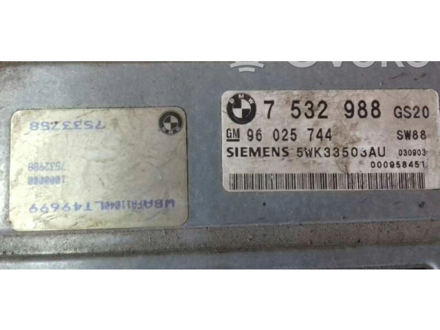 Блок управления коробкой передач 7532988 BMW X3 E83