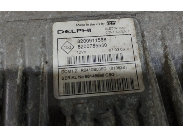 Блок управления двигателя 8200911568 Dacia Logan I