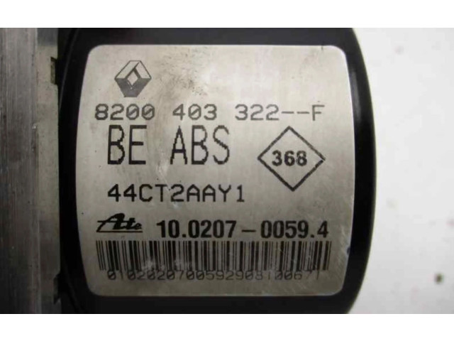 Блок АБС 8200403322F Renault Twingo II 2007 - 2014 года