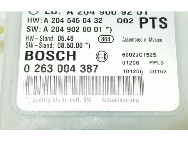 Блок управления A2049009201, A2049009201 Mercedes-Benz GLK (X204)