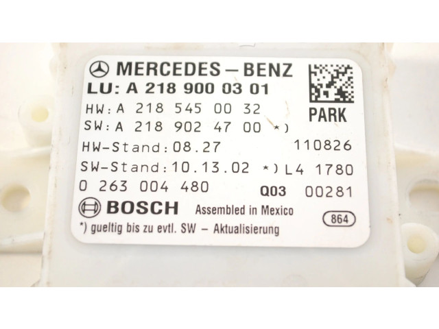 Блок управления парковки A2185450032, A2189024700   Mercedes-Benz CLS C218 X218