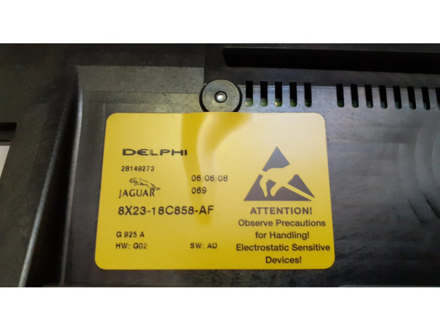 Блок управления климат-контролем 8X2318C858AF Jaguar XF