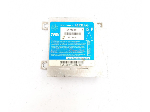 Блок подушек безопасности 51718981, 331380 Fiat Albea