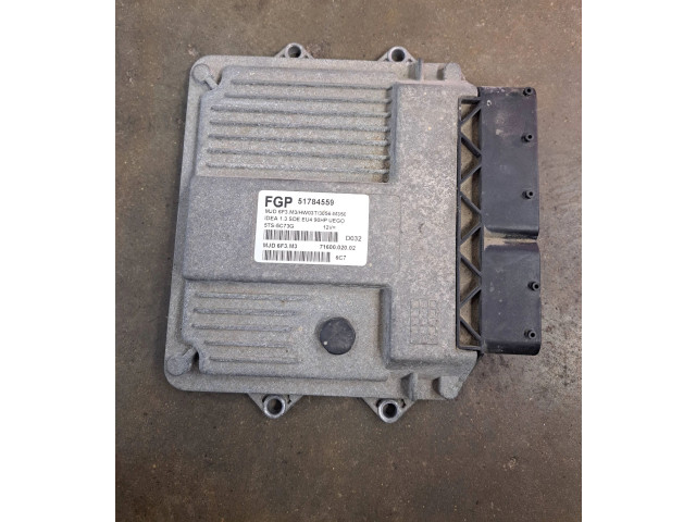 Блок управления двигателя 51784559, 5TS5C73G Fiat Idea