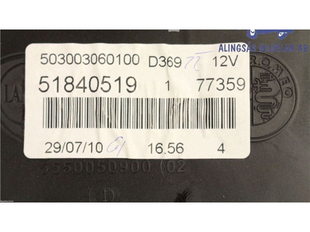 Přístrojová deska Fiat Punto Evo 2011 51840519