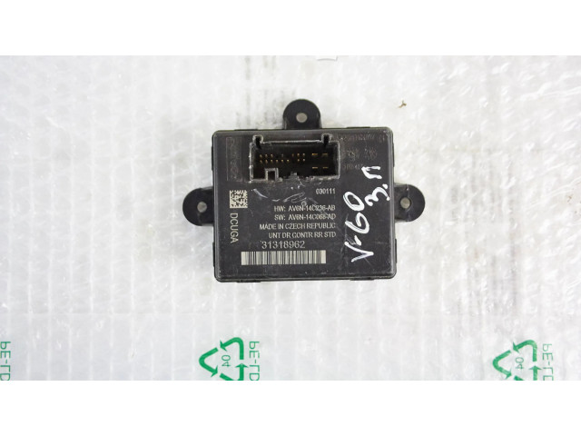 Блок управления дверью 31318962, AV6N14C068AD Volvo S60
