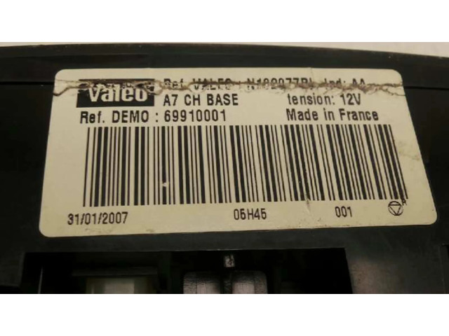 Блок управления климат-контролем 69910001, 06H46   Peugeot 207