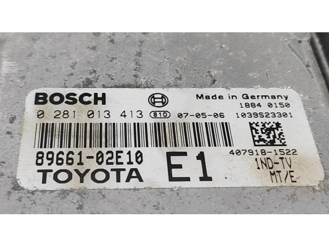 Řídící jednotka 8966102E10, 1039S23301 Toyota Auris 150 2007