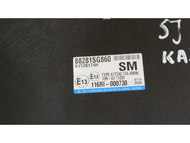 Блок комфорта 88281SG860 Subaru Forester SJ