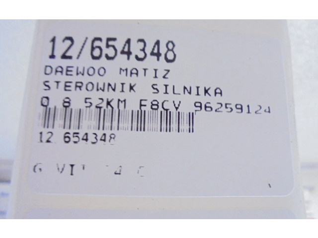 Блок управления двигателем Блок управления 96259124, 96259124 Chevrolet Matiz