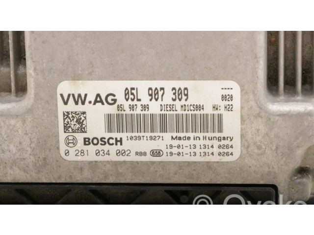 Řídící jednotka 05l907309, 0281034002 Audi A6 S6 C8 4K 2019