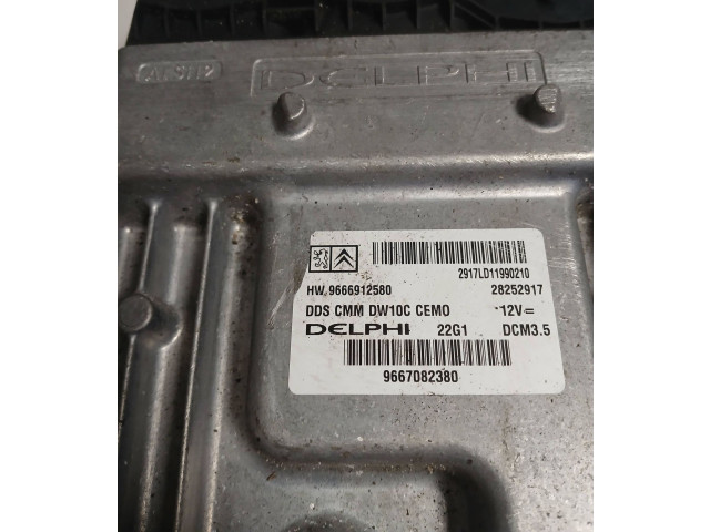 Řídící jednotka 9667082380, 9666912580 Peugeot RCZ 2010