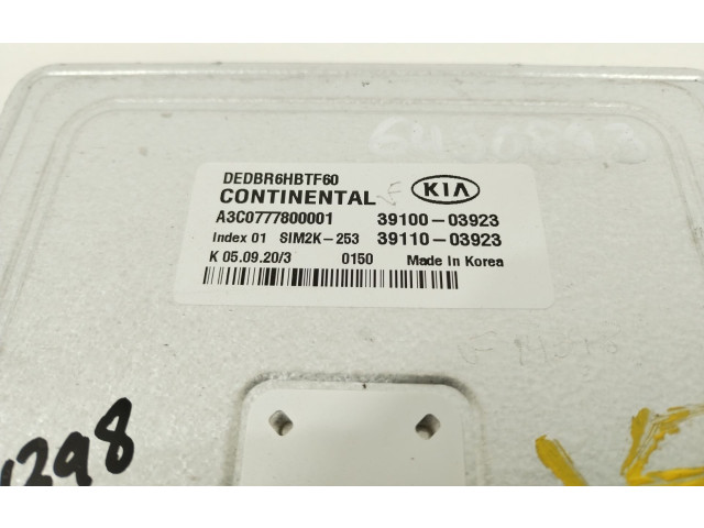Блок управления двигателя 3910003923, A3C0777800001 KIA Niro